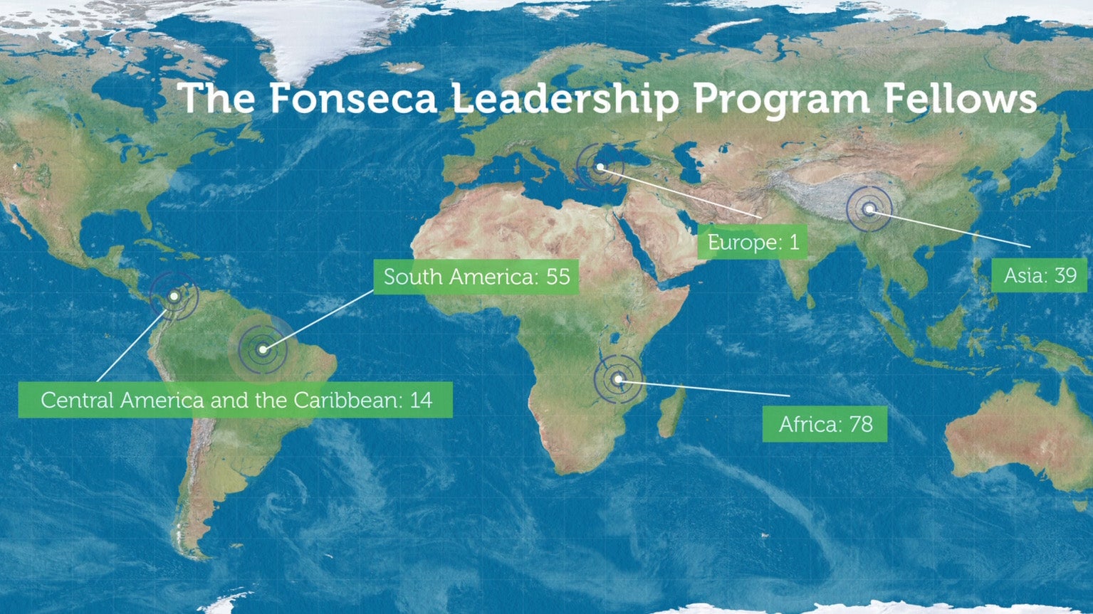 Map of Fonseca Fellows