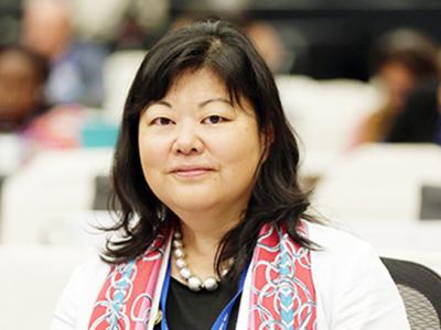 Chizuru Aoki portrait at COP13 for biodiversity