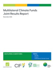 Cover image for publication "Multilateral Climate Funds Joint Results Report"